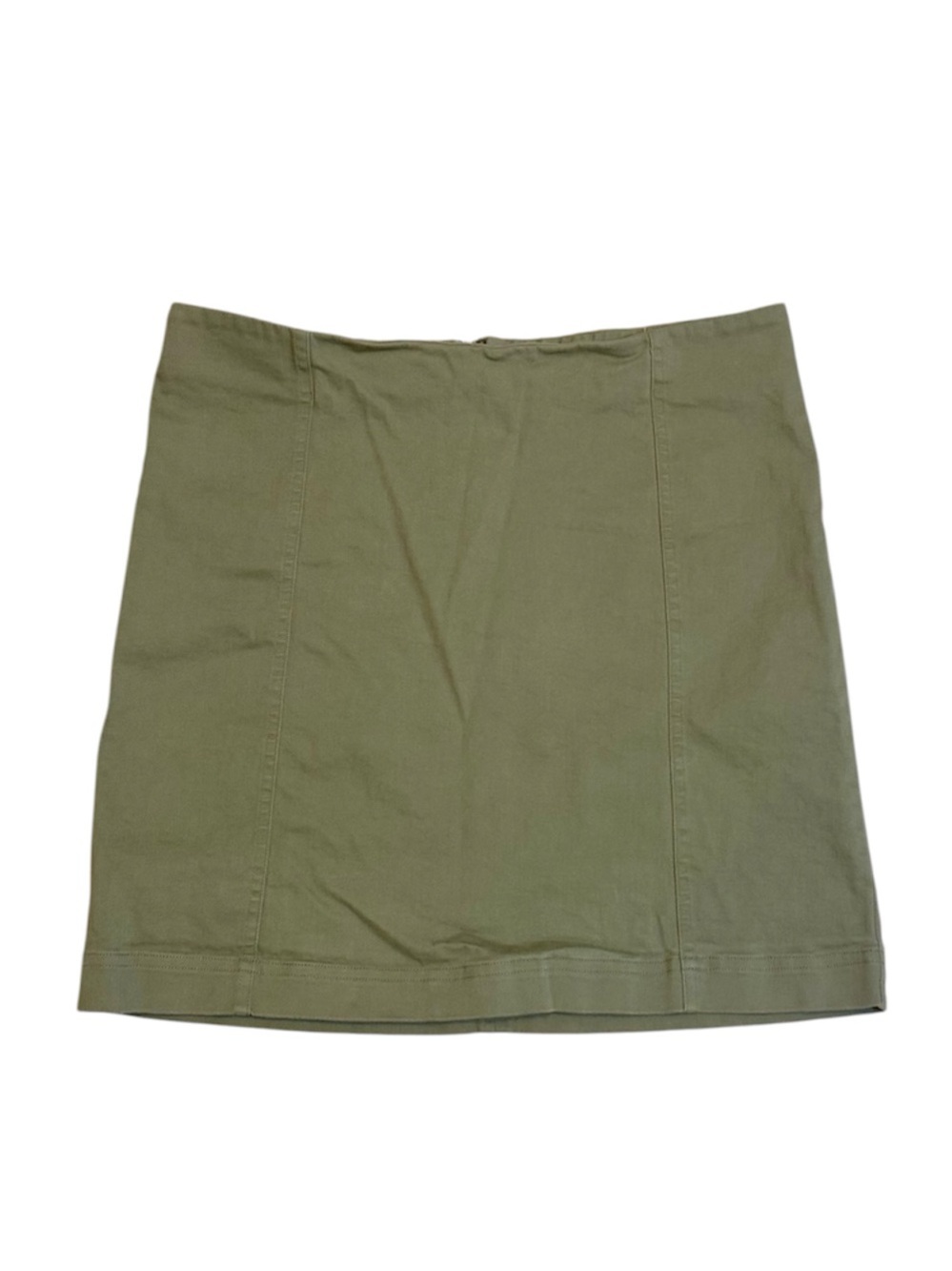 Natural Life Olive Green Mini Skirt Casual Boho Large